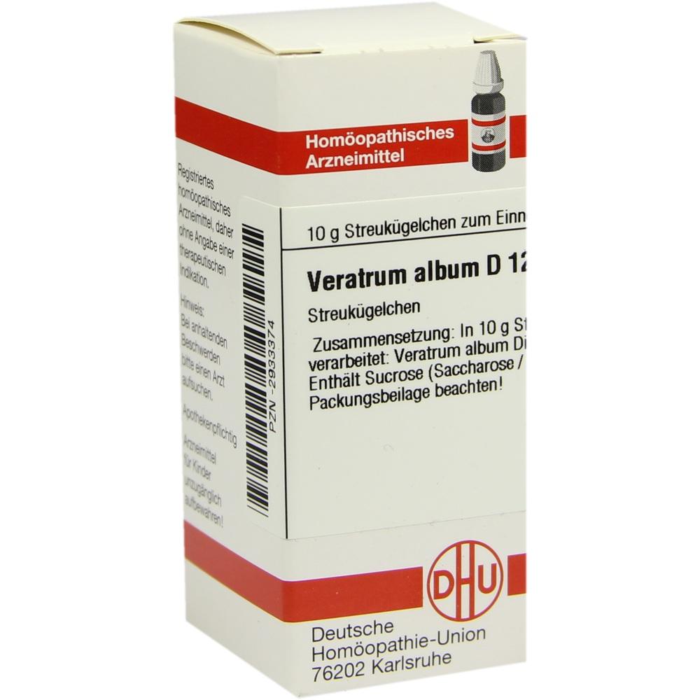 VERATRUM ALBUM D 12 Globuli 10 g Globuli