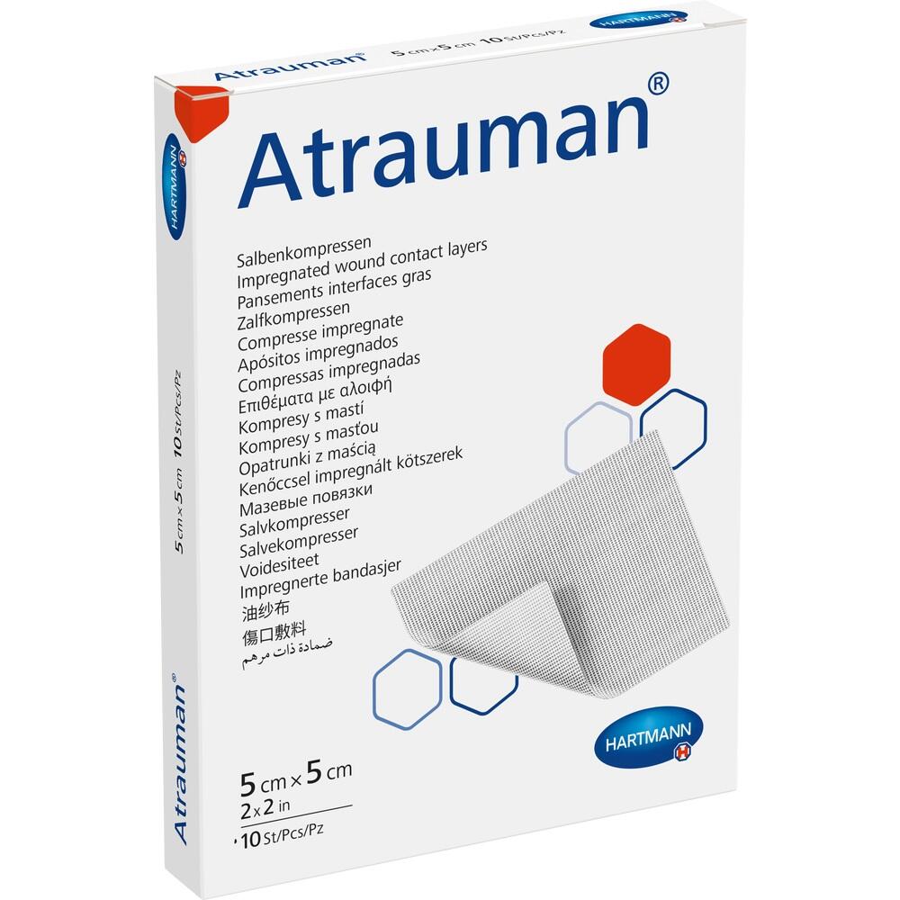 ATRAUMAN 5x5 cm steril Kompressen 10 St Kompressen
