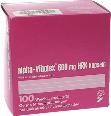 Alpha-Vibolex 600 HRK 100 St Weichkapseln