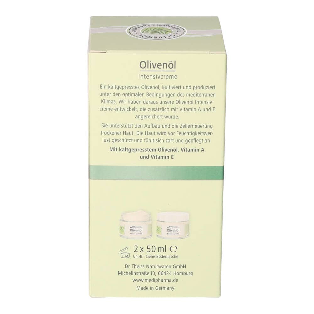 Olivenöl Intensivcreme Doppelpack 2X50 ml Creme