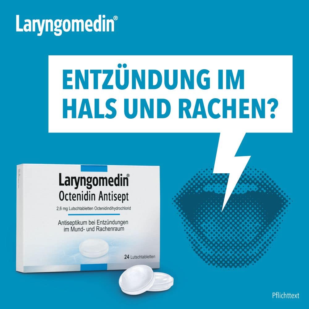 Laryngomedin Octenidin Antisept 2,6mg 24 St Lutschtabletten