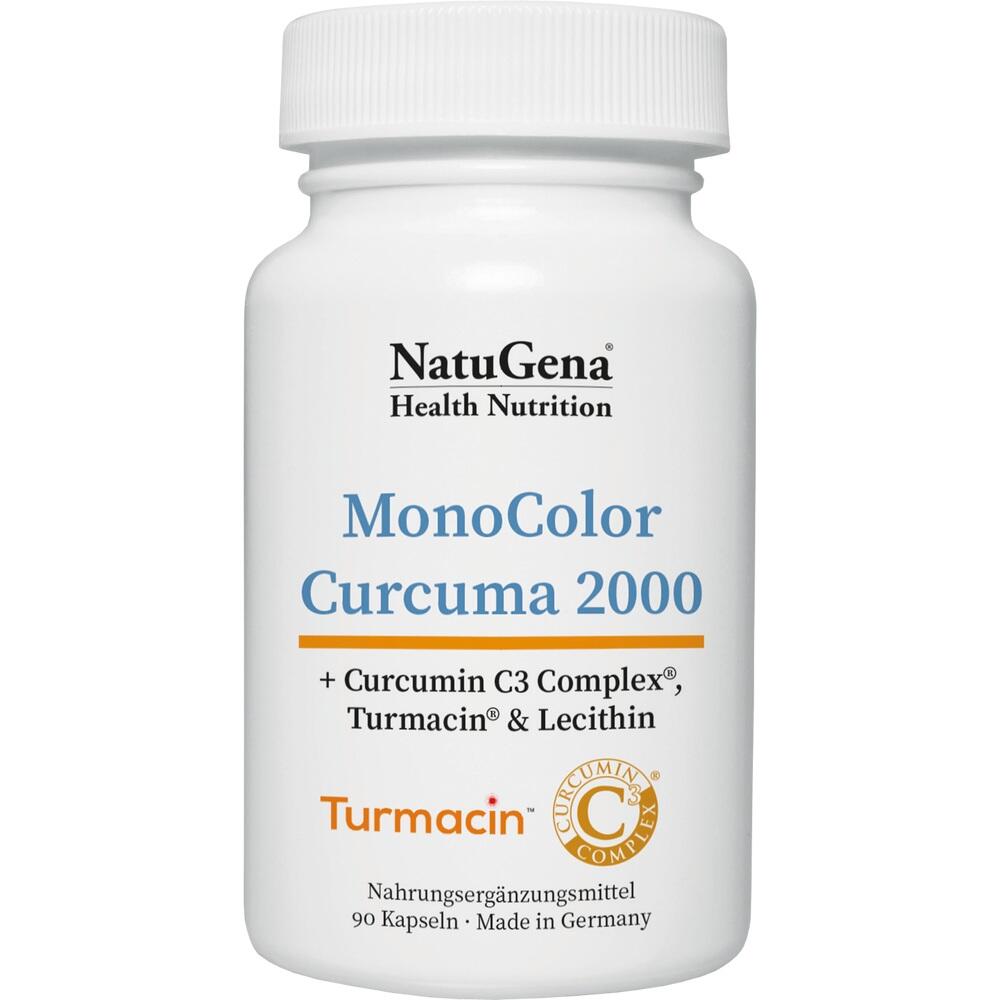 NatuGena MonoColor Curcuma 2000 90 St Kapseln