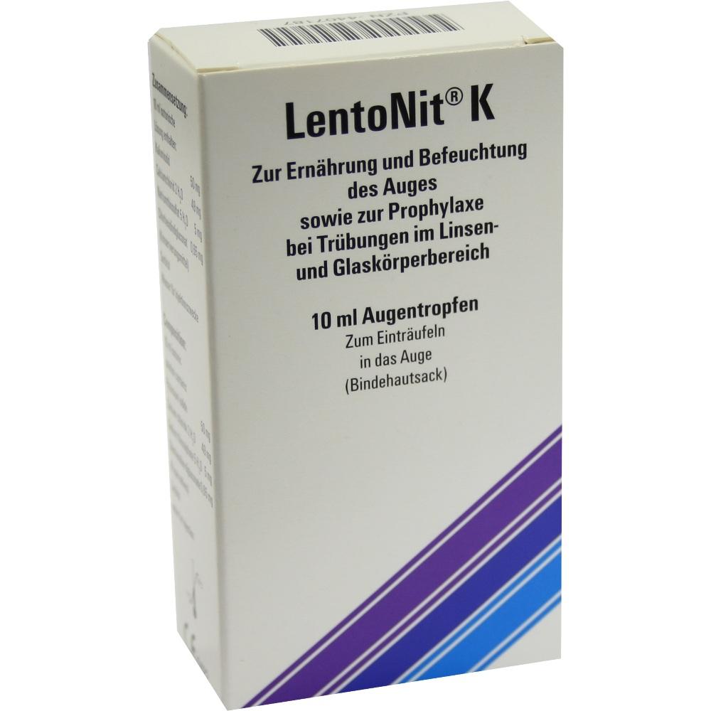 LENTO NIT K Augentropfen 10 ml Augentropfen