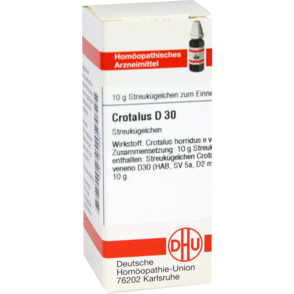 CROTALUS D 30 Globuli 10 g Globuli