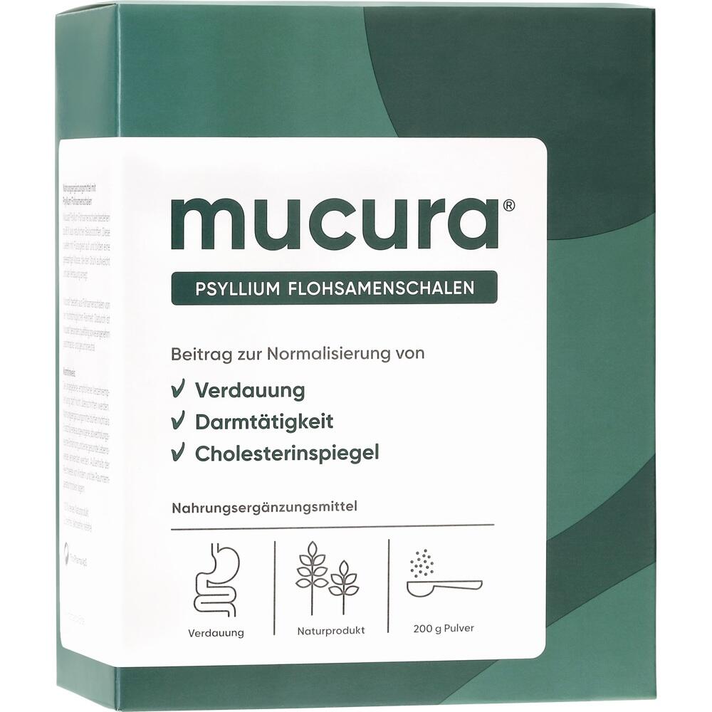 mucura psyllium flohsamenschalen 200 g Pulver