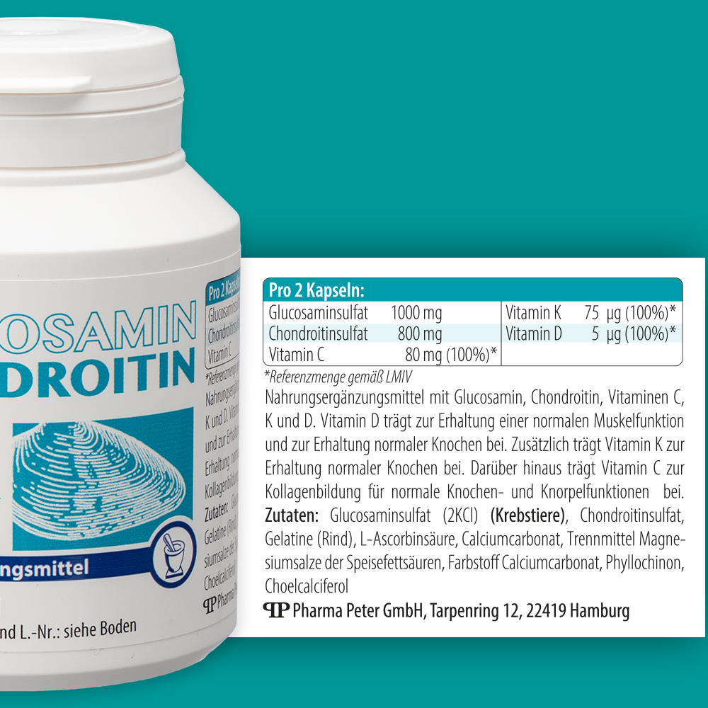 GLUCOSAMIN-CHONDROITIN+Vitamin K Kapseln 90 St Kapseln