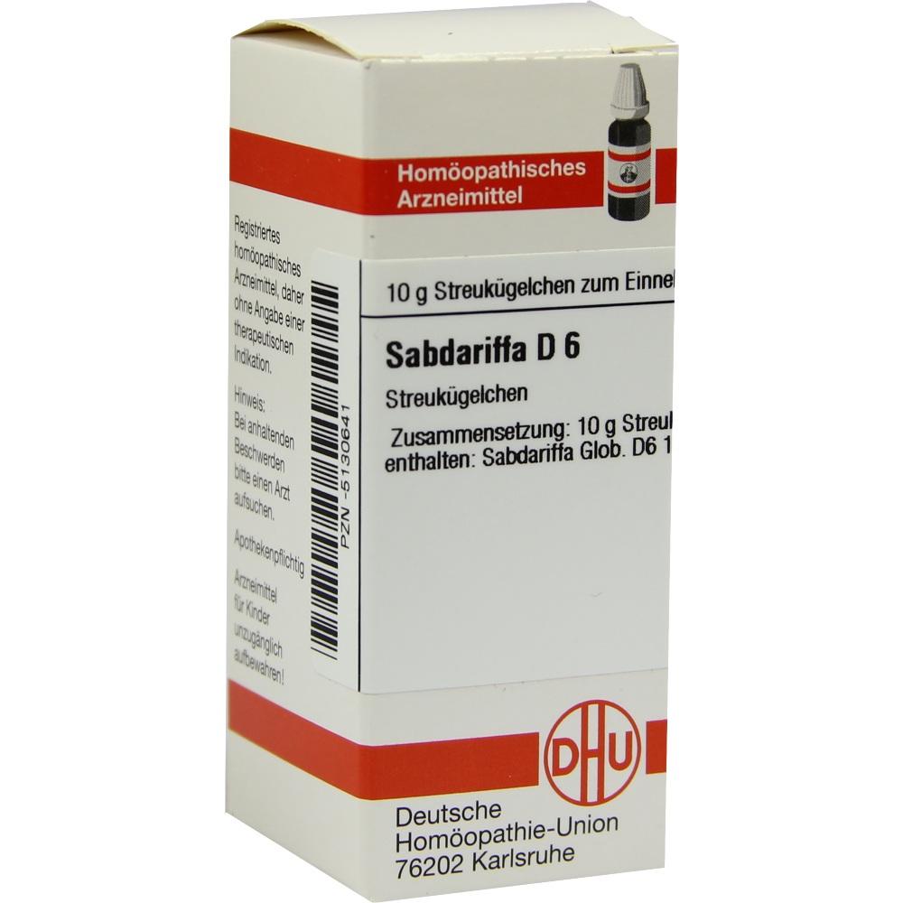 SABDARIFFA D 6 Globuli 10 g Globuli