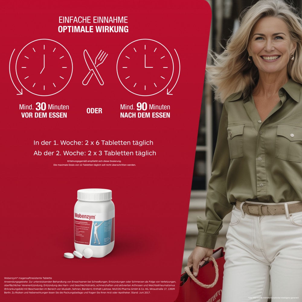 Wobenzym 800 St Tabletten magensaftresistent