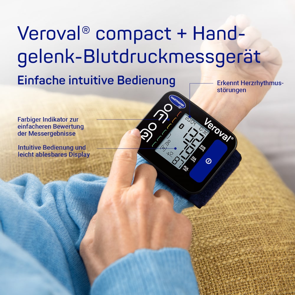 Veroval compact Blutdruckmessgerät Handgelenk 1 St