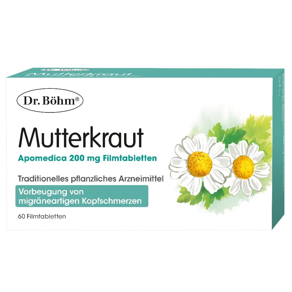 Dr. Böhm Mutterkraut 200 mg 60 St Filmtabletten