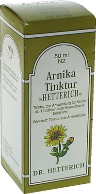 Arnikatinktur Hetterich 50 ml Tinktur
