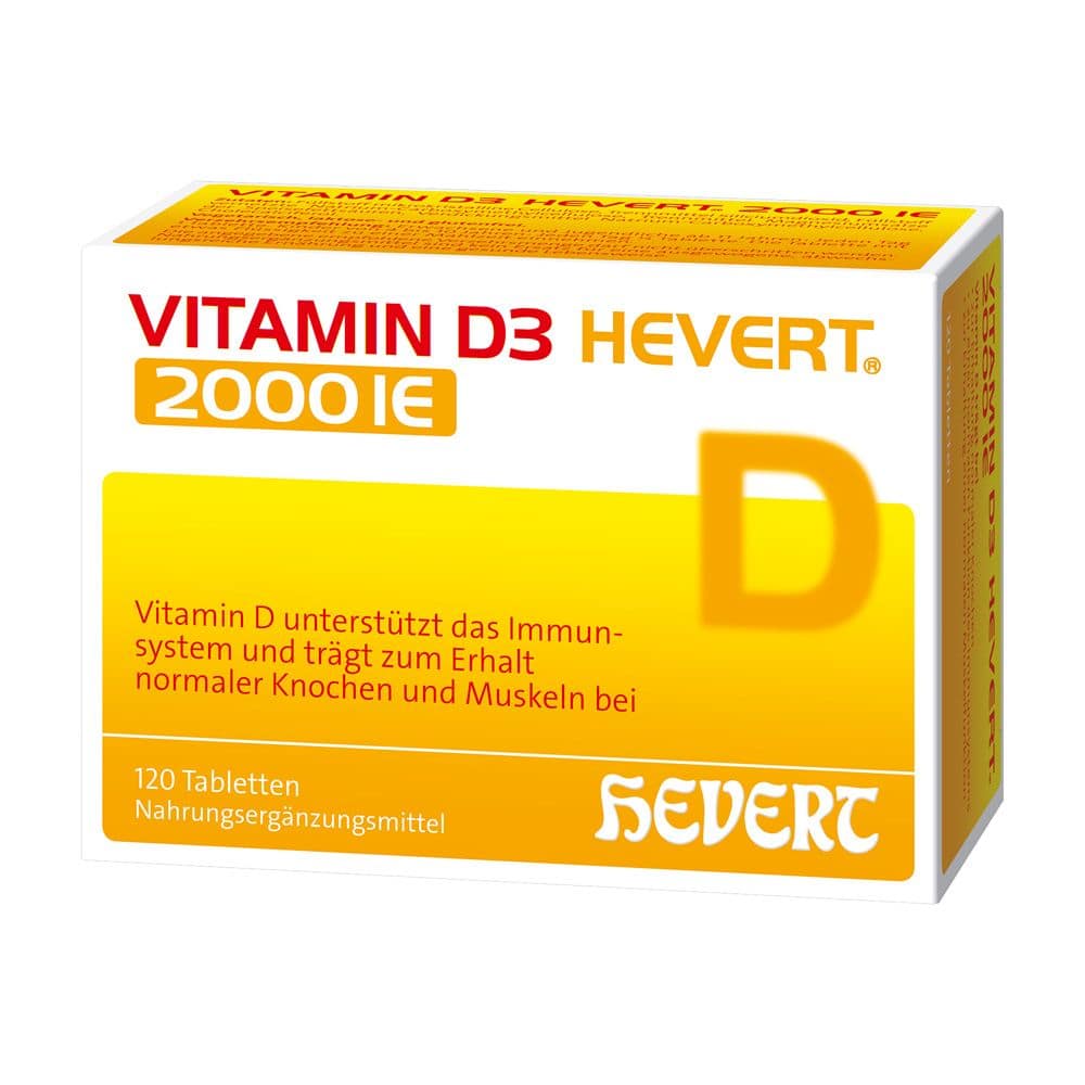 VITAMIN D3 HEVERT 2.000 I.E.  120 St Tabletten
