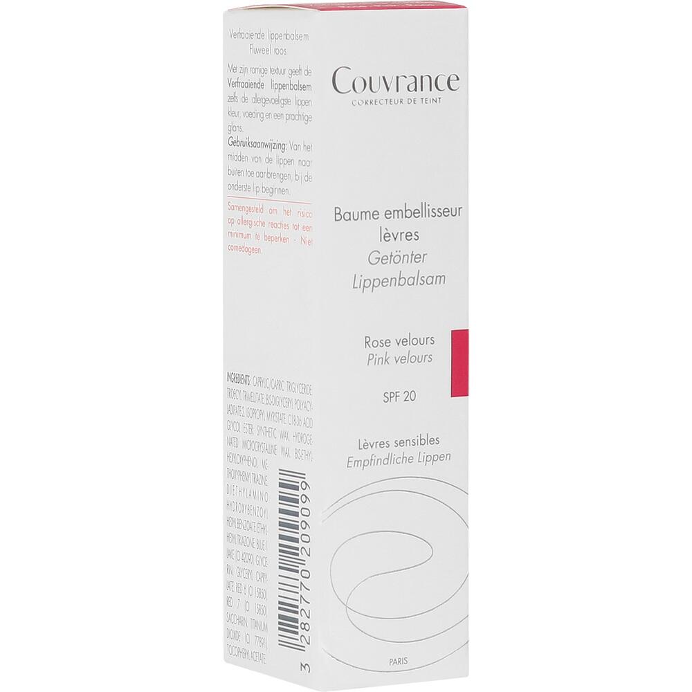 Avene Couvrance Getönter Lippenbalsam Pink Velours 3 g Balsam