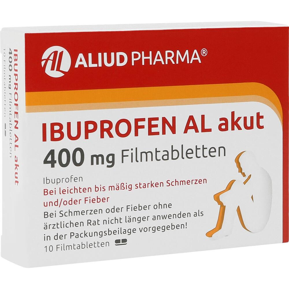 Ibuprofen AL akut 400 mg Filmtabletten bei akuten Schmerzen