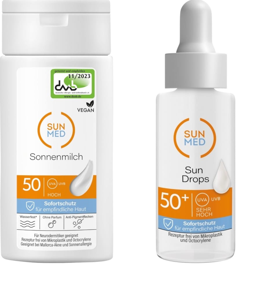 SunMed Sonnenschutz Körper- und Gesichtspflege Set  1 Sparset