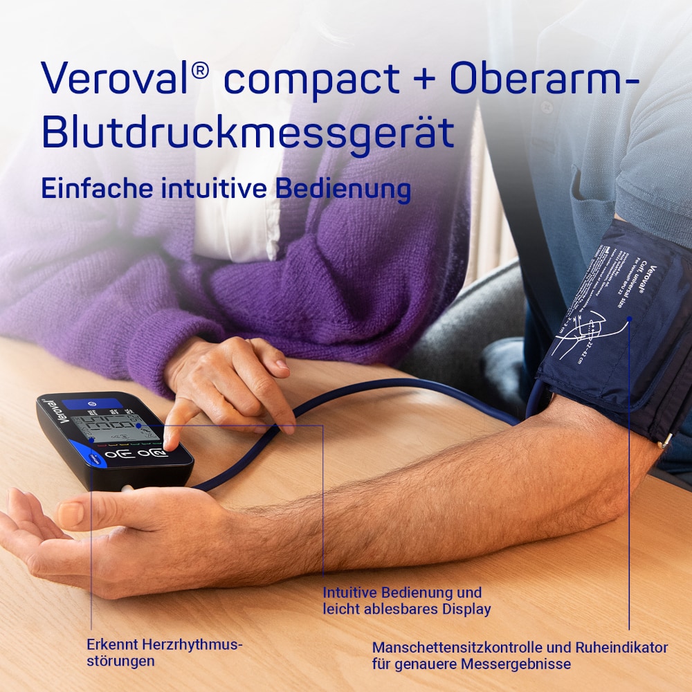 Veroval compact Blutdruckmessgerät Oberarm 1 St