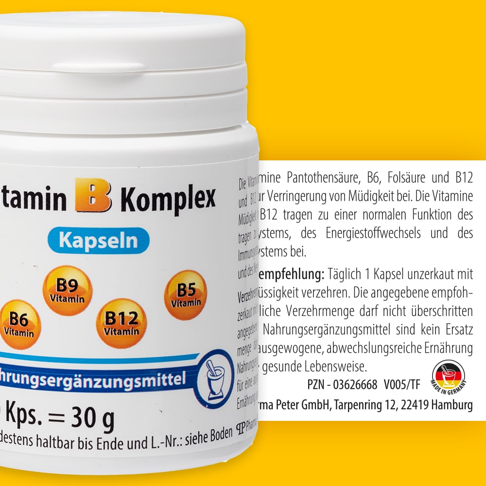 Vitamin B Komplex 60 St Kapseln