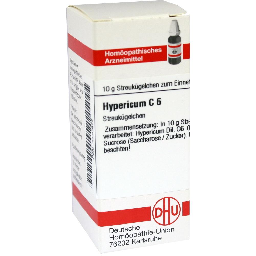 HYPERICUM C 6 Globuli 10 g Globuli