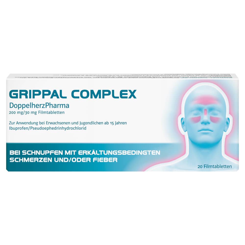 Doppelherz Pharma GRIPPAL COMPLEX 20 St Filmtabletten