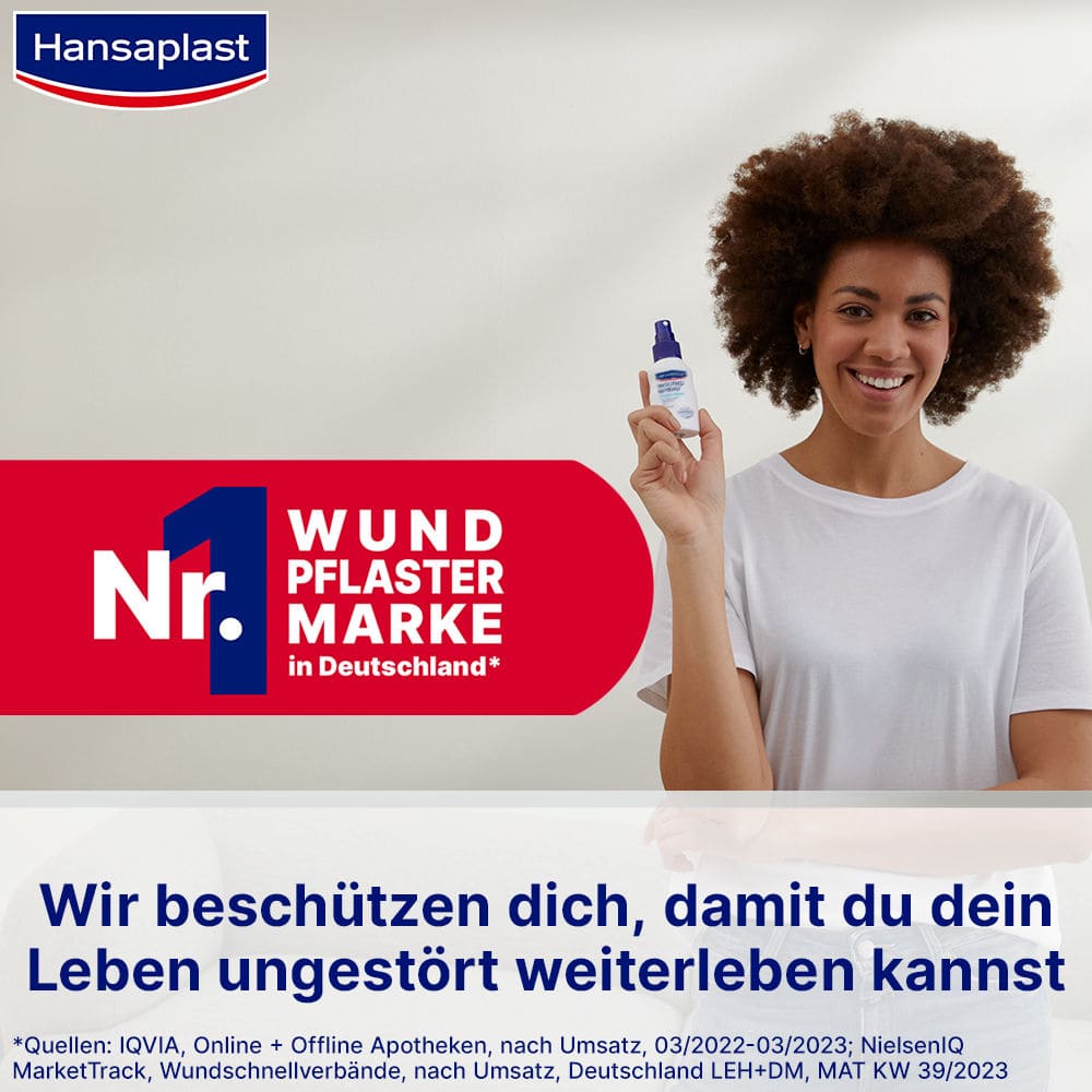 Hansaplast WUNDSPRAY Antiseptische Wundreinigung 50 ml Spray