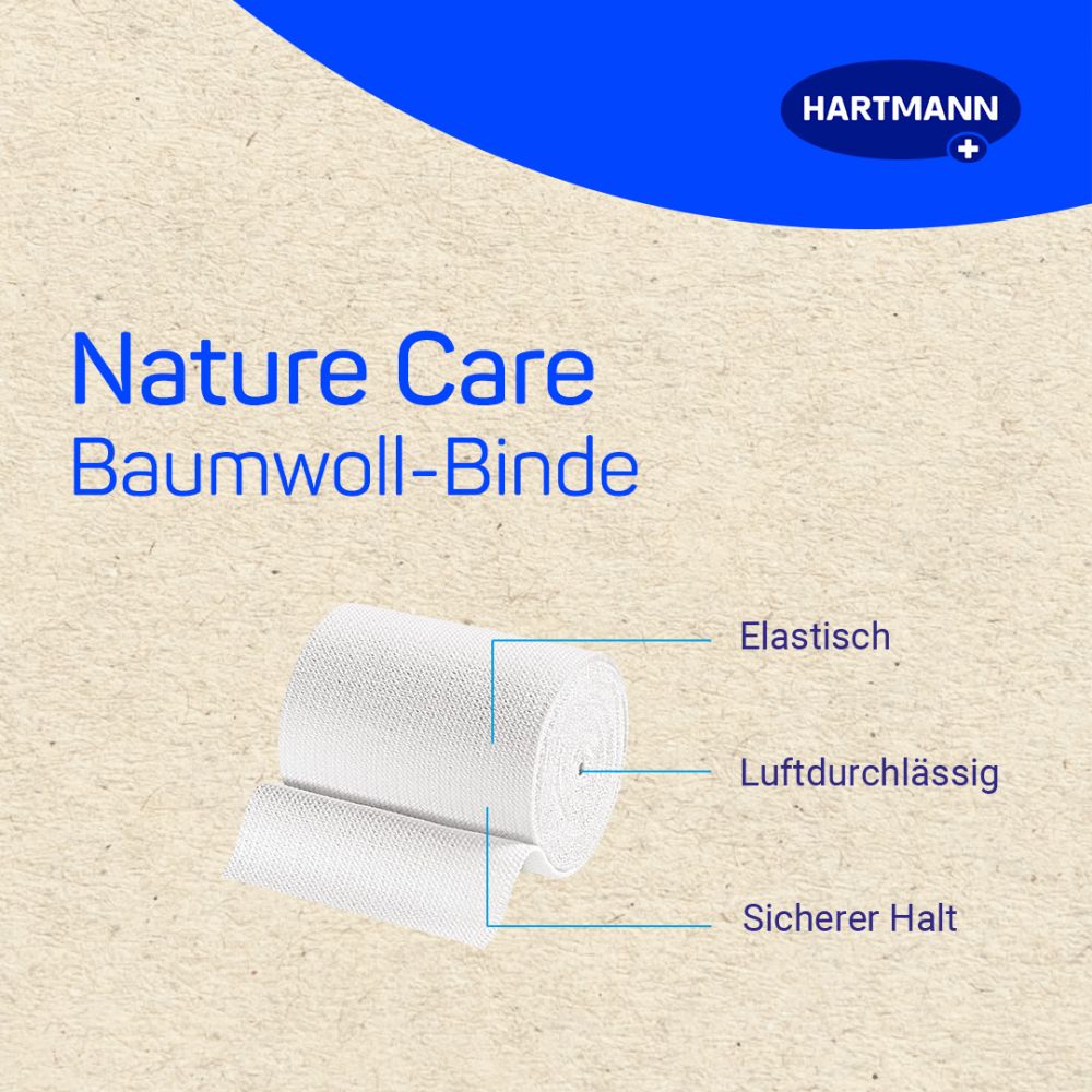 HARTMANN Nature Care Cotton bandage 1 St Binden