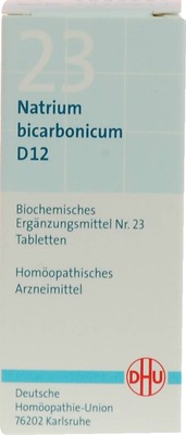 DHU Schüssler-Salz Nr. 23 Natrium bicarbonicum D 12 Tabletten 80 St Tabletten