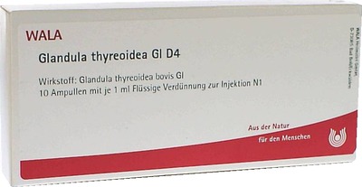 Glandula thyreoidea Gl D4 Ampullen 10X1 ml Ampullen