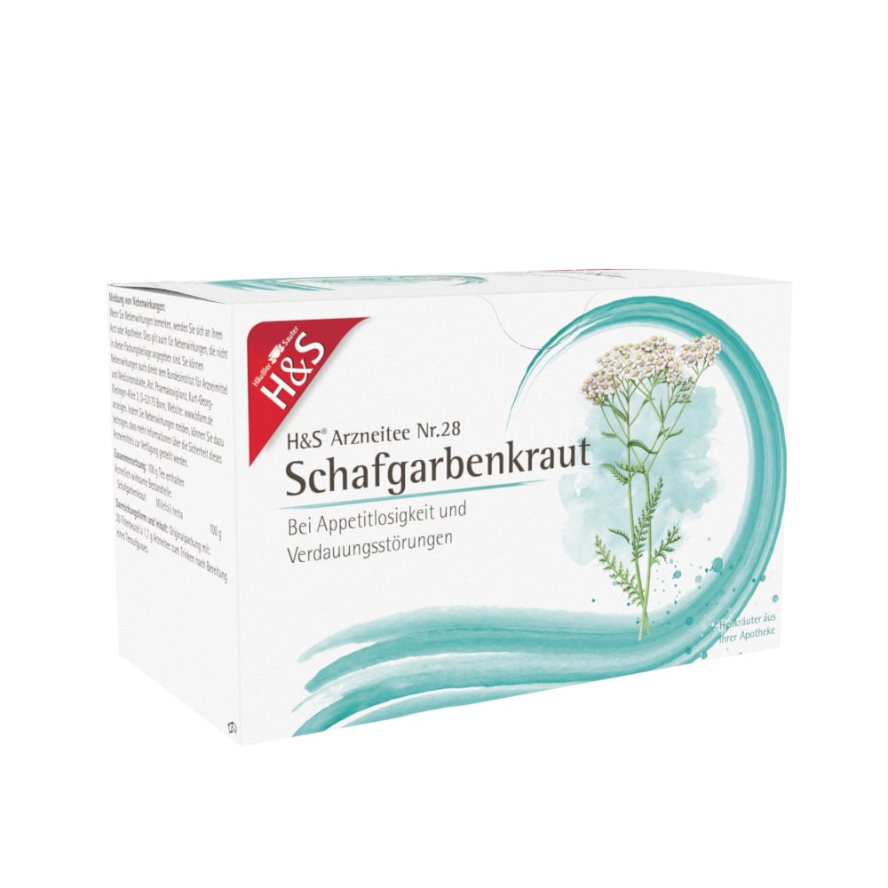 H&S Arzneitee Schafgarbenkraut 20X1.7 g Filterbeutel
