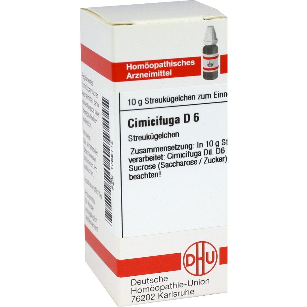 CIMICIFUGA D 6 Globuli 10 g Globuli