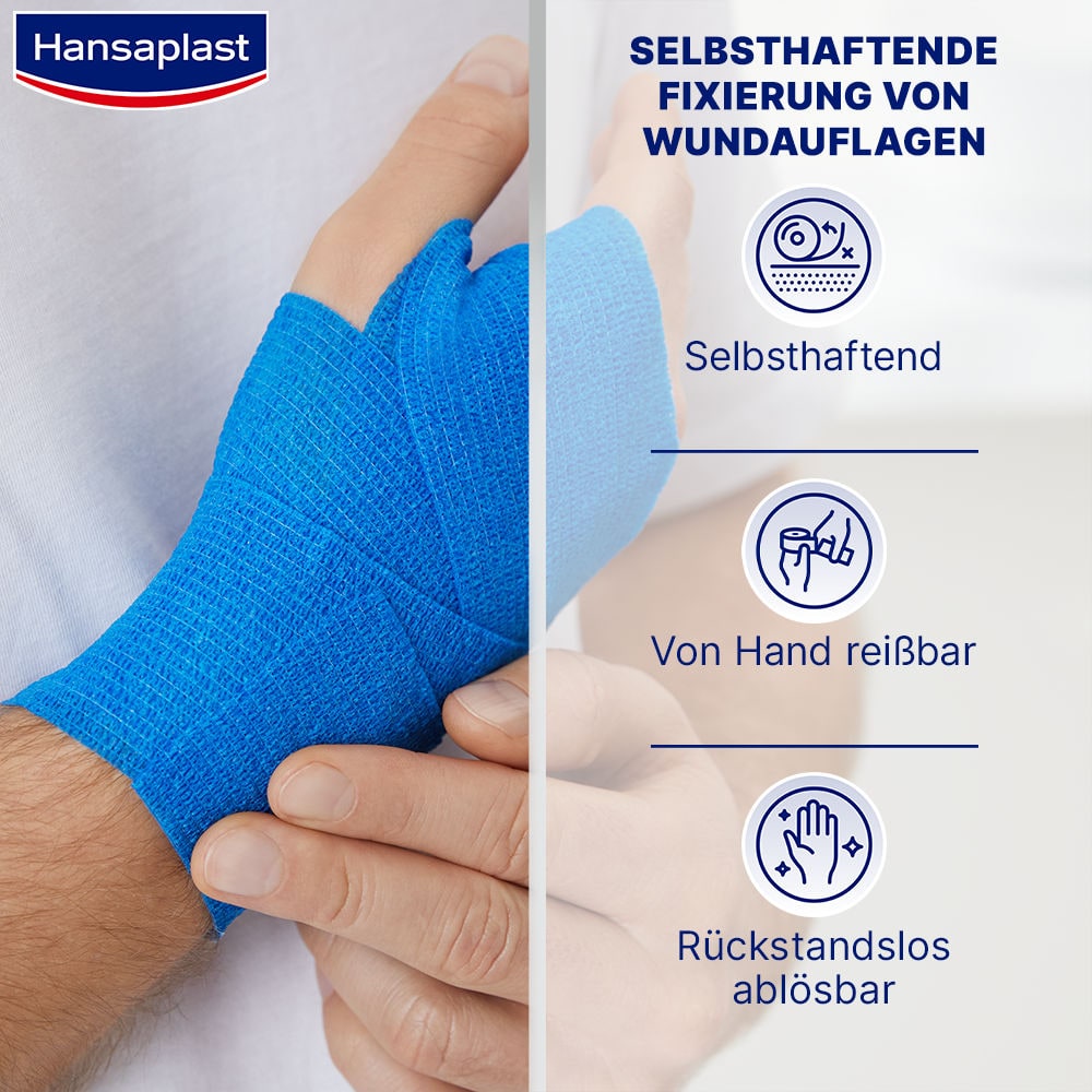 Hansaplast Selbsthaftende Fixierbinde 4x6 1 St Binden