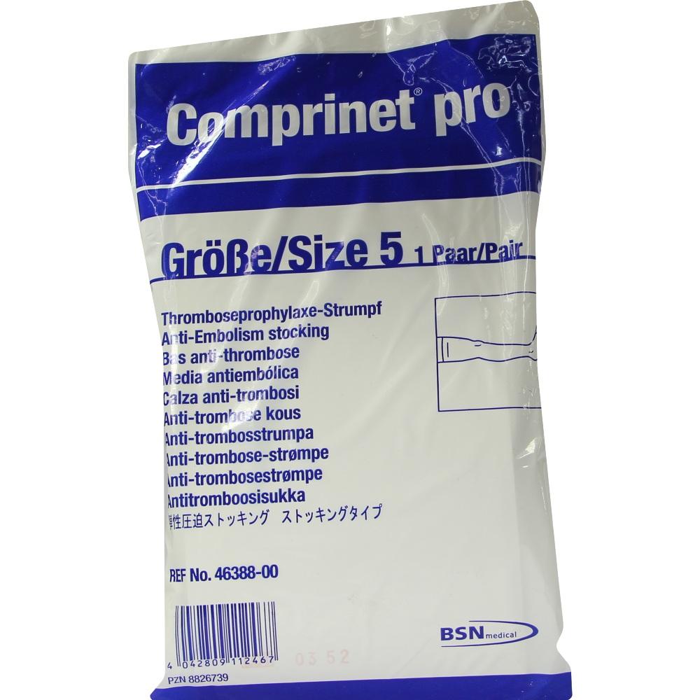 Comprinet  pro Strumpf Oberschenkel lang Gr. 5 weiß 2 St