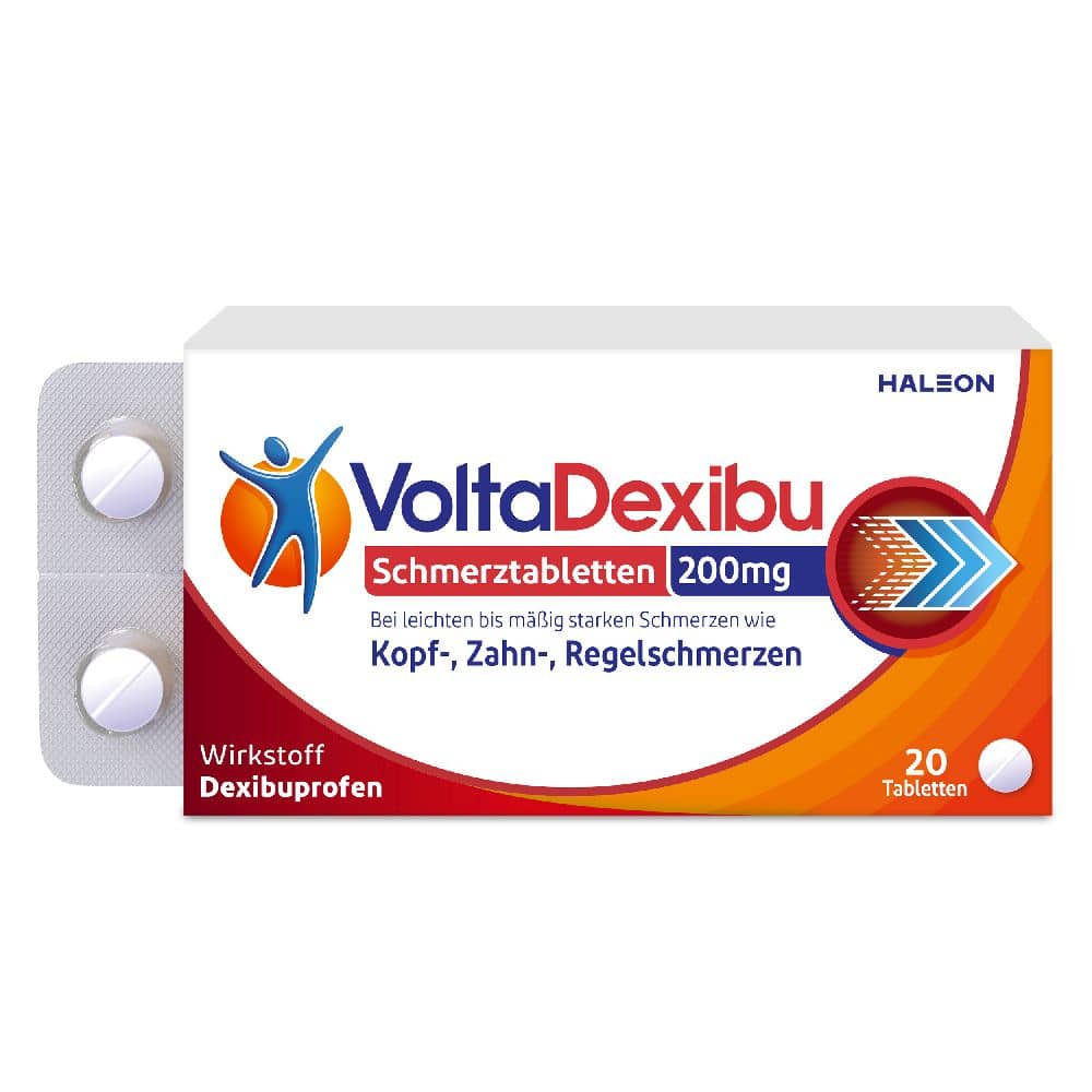 VoltaDexibu Schmerztabletten 200 mg 20 St Filmtabletten