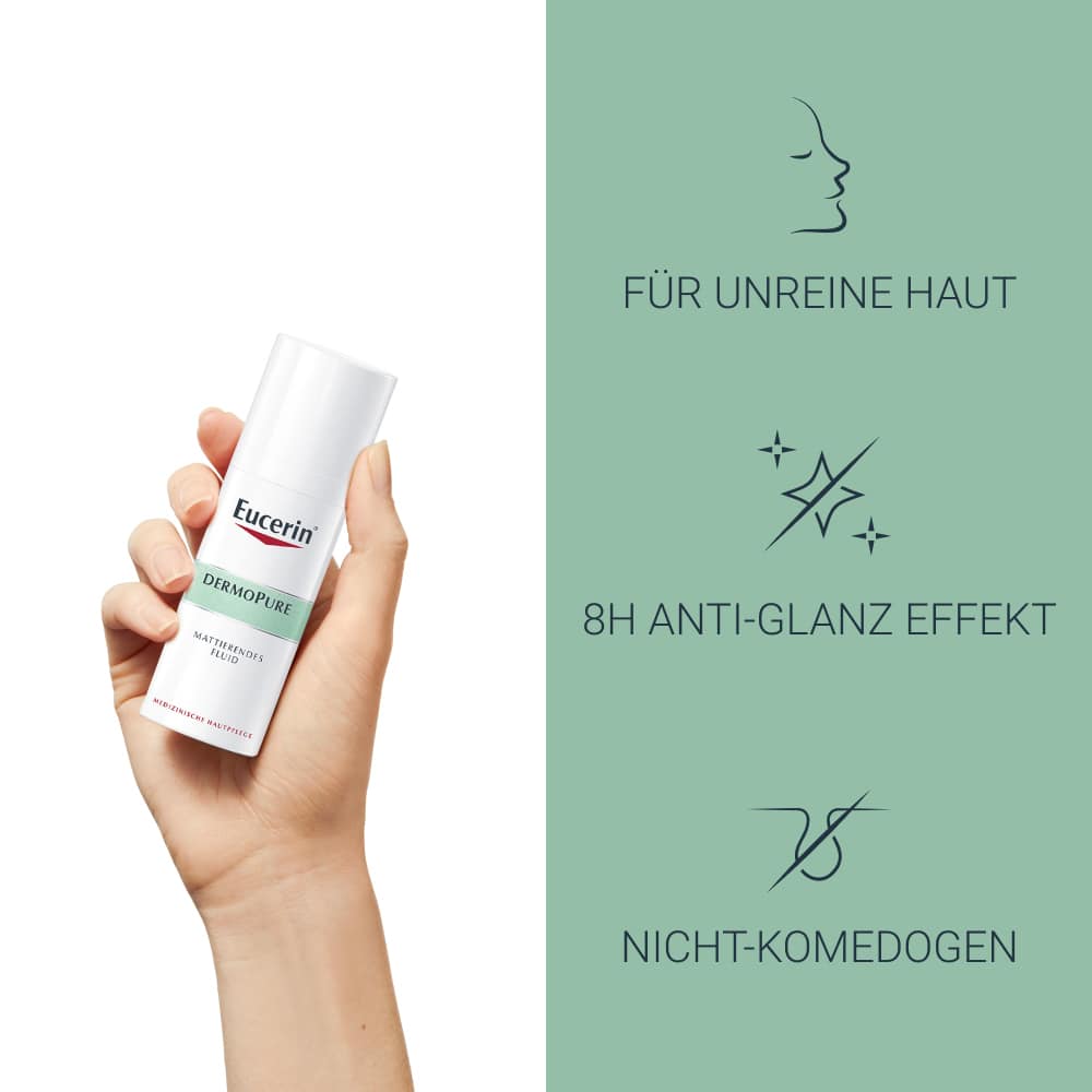 Eucerin DERMOPURE MATTIERENDES FLUID + 3 € sparen* 50 ml Körperpflege
