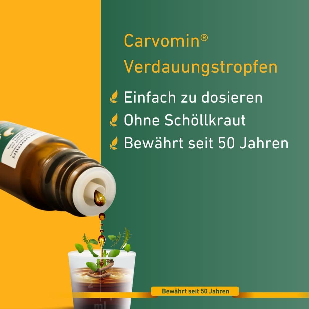 Carvomin Verdauungstropfen 50 ml Flüssigkeit zum Einnehmen