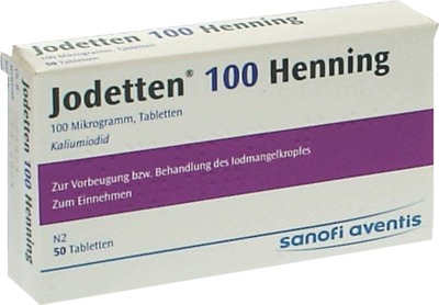 Jodetten 100 Henning 100 Mikrogramm 50 St Tabletten