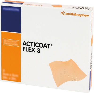 ACTICOAT Flex 3 5x5 cm Verband 5 St Verband