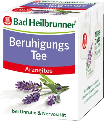 Bad Heilbrunner Beruhigungstee mit Lavendelblüten 8X1.0 g Filterbeutel