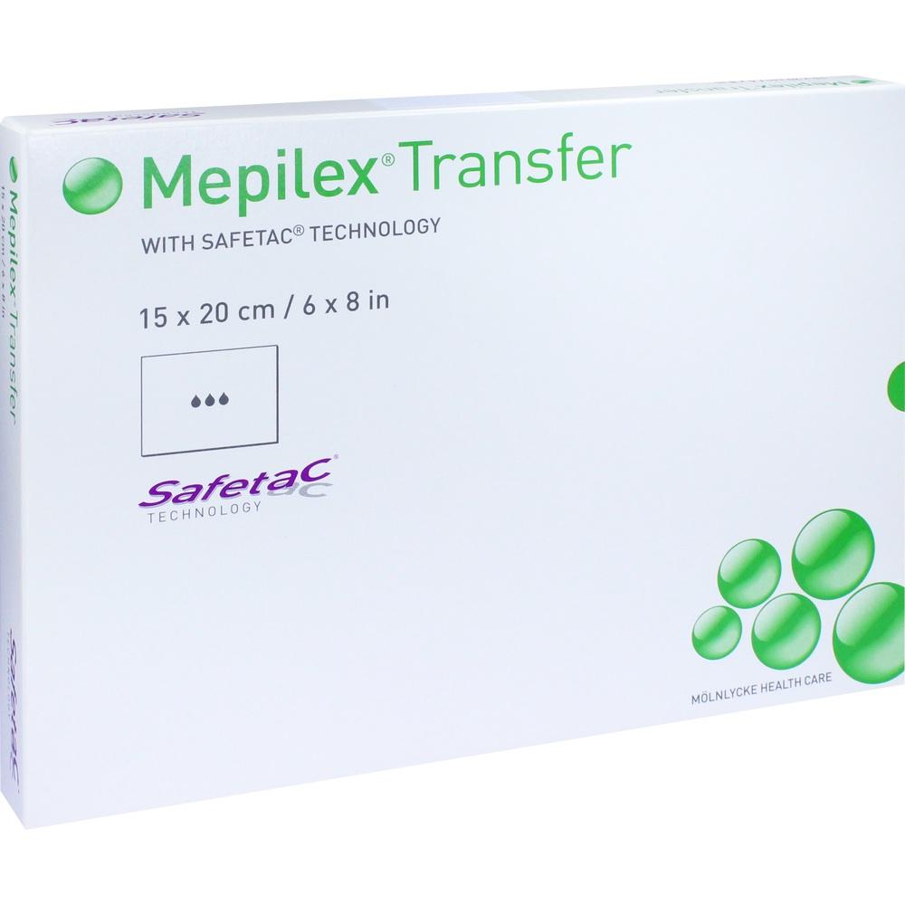 MEPILEX Transfer Schaumverband 15x20 cm steril 5 St Verband