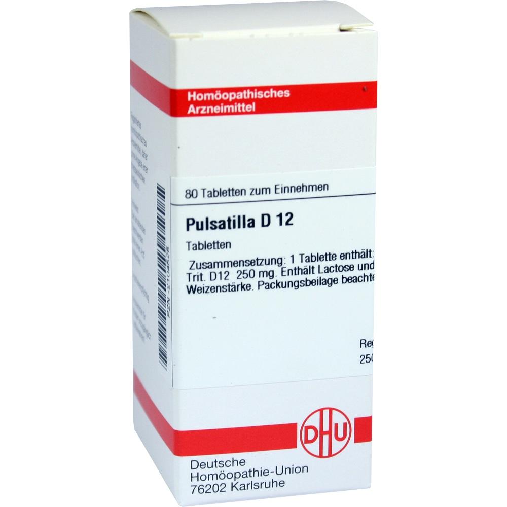 PULSATILLA D 12 Tabletten 80 St Tabletten