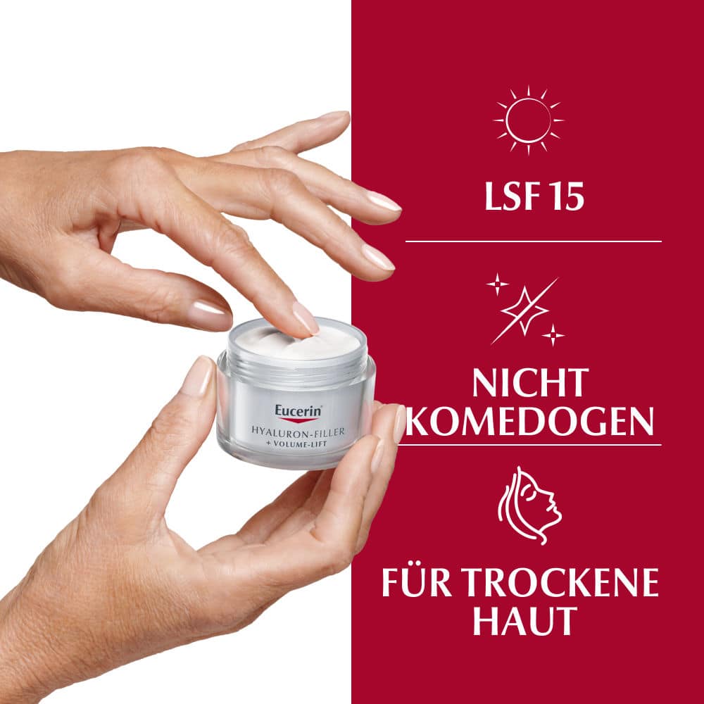 Eucerin HYALURON FILLER + VolumeLift Tagespflege für trockene Haut Creme  50 ml Creme