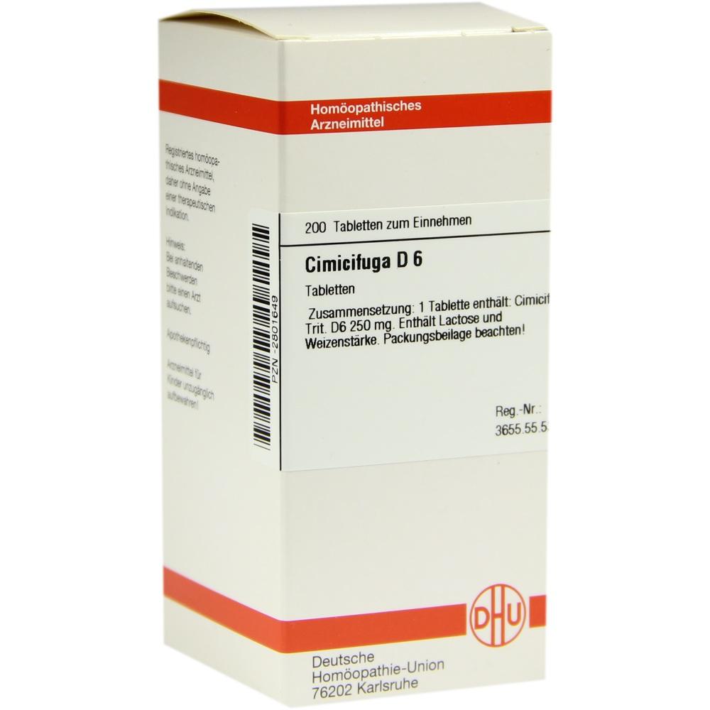 CIMICIFUGA D 6 Tabletten 200 St Tabletten