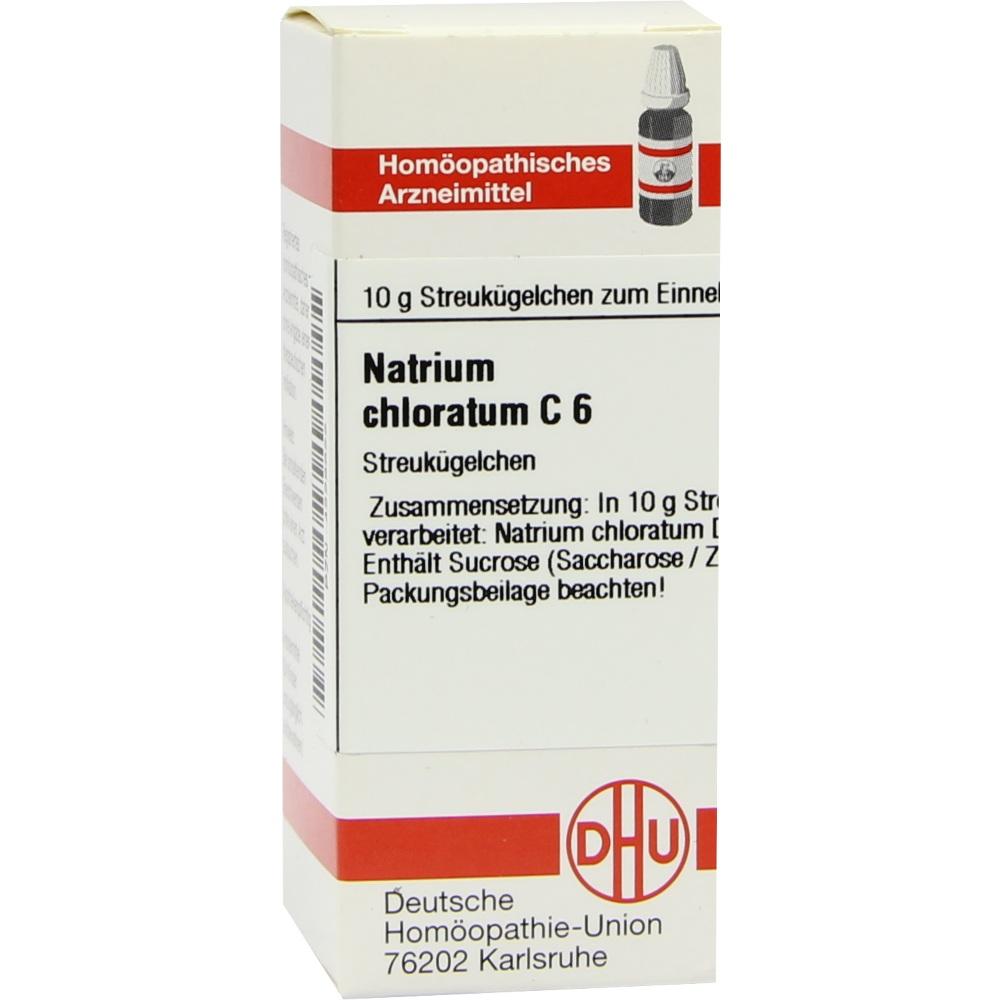 NATRIUM CHLORATUM C 6 Globuli 10 g Globuli