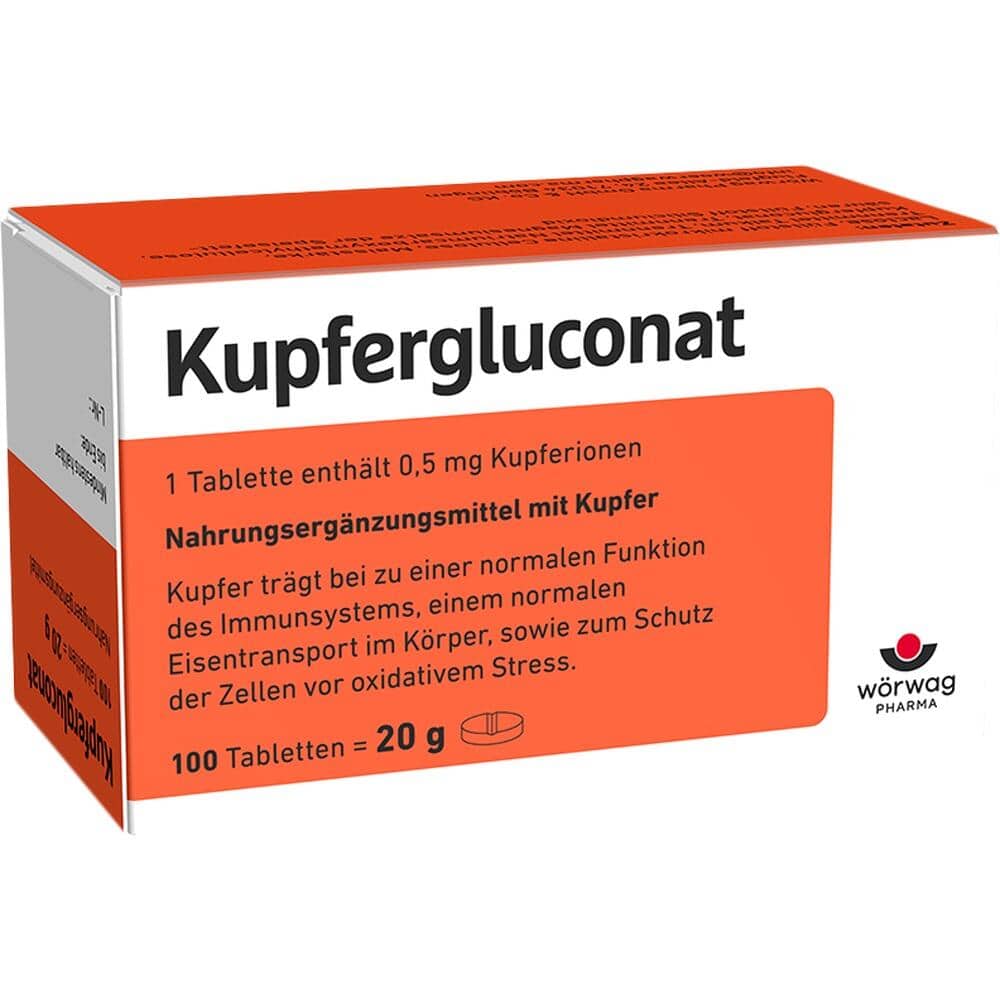 Kupfergluconat 100 St Tabletten