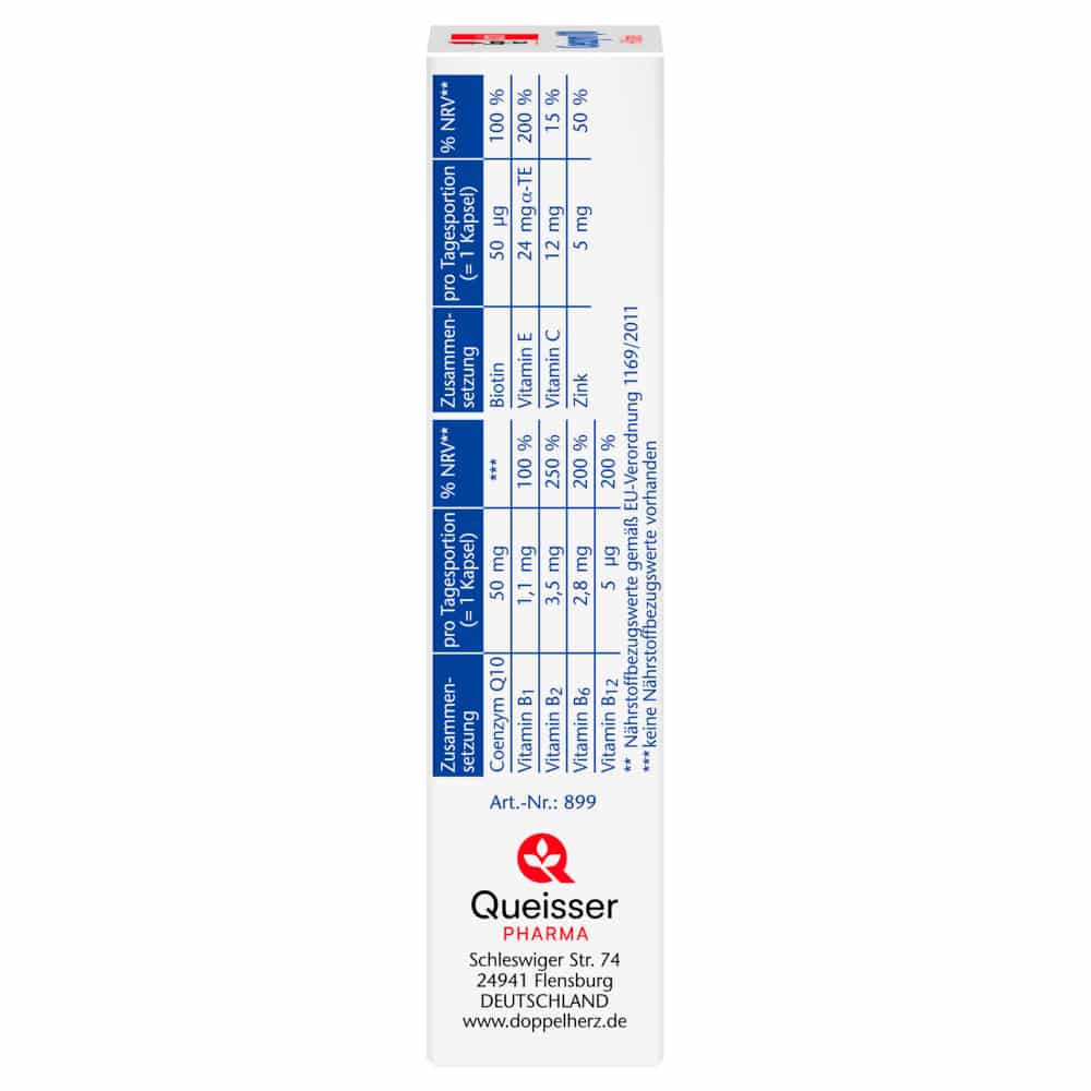 Doppelherz aktiv Coenzym Q10 + B-Vitamine 90 St Kapseln