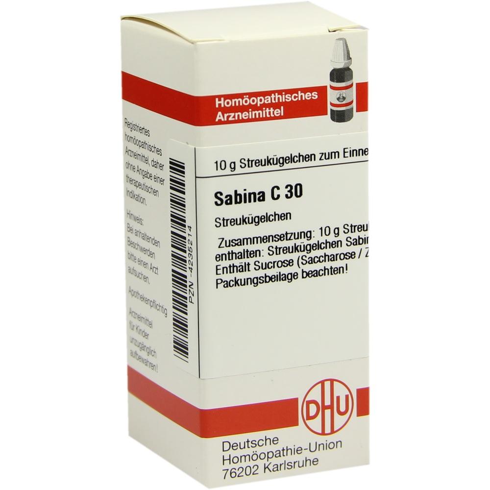 SABINA C 30 Globuli 10 g Globuli