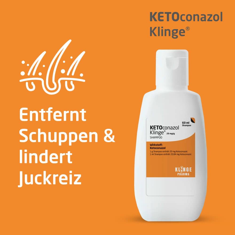 KETOconazol Klinge 20 mg/g 60 ml Shampoo