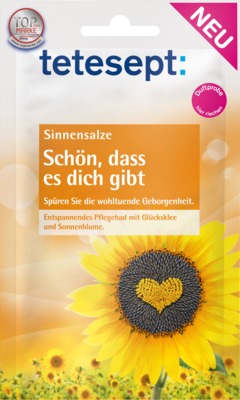 tetesept Sinnensalz Schön, dass es dich gibt 60 g Salz