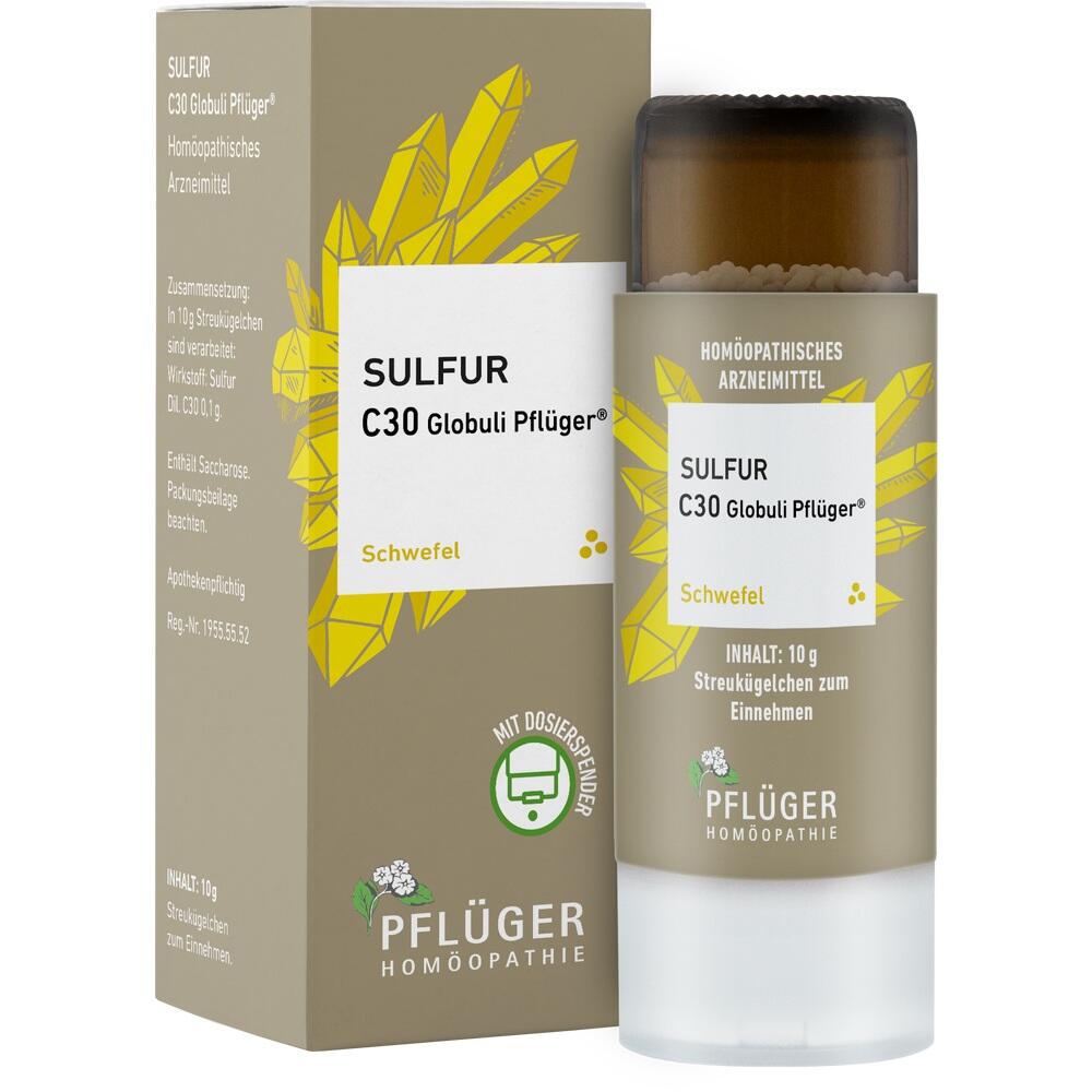 Sulfur C30 Globuli Pflüger 10 g Globuli