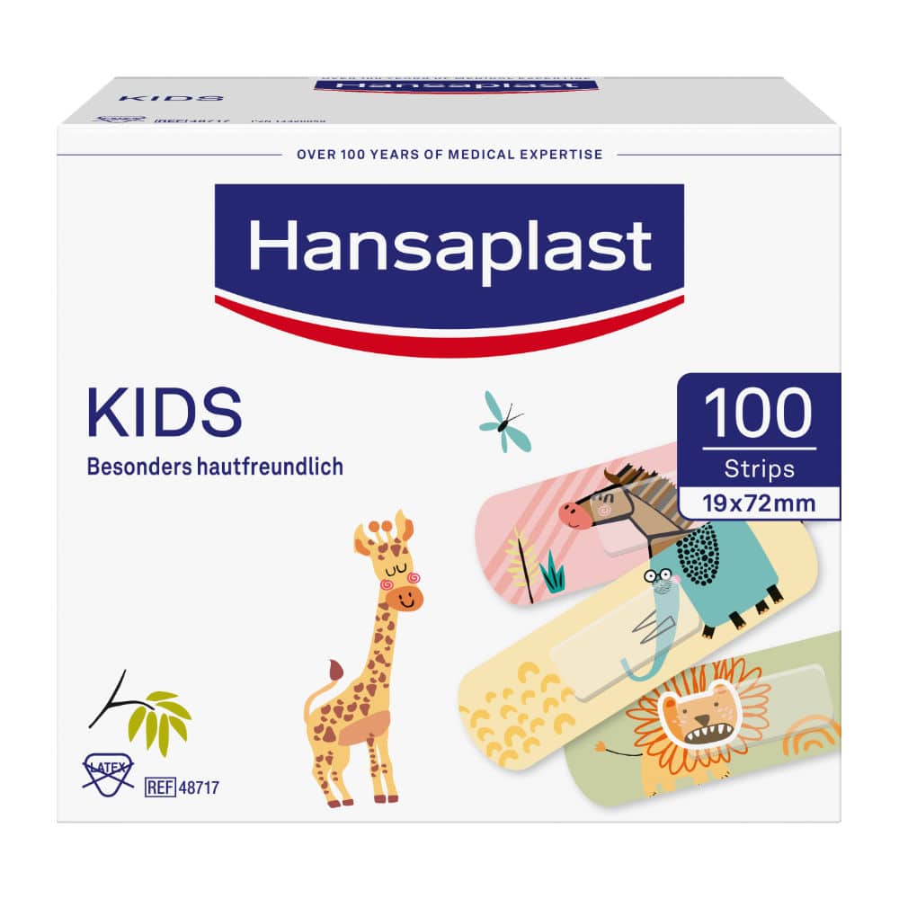 Hansaplast KIDS Strips 19x72mm 100 St Pflaster
