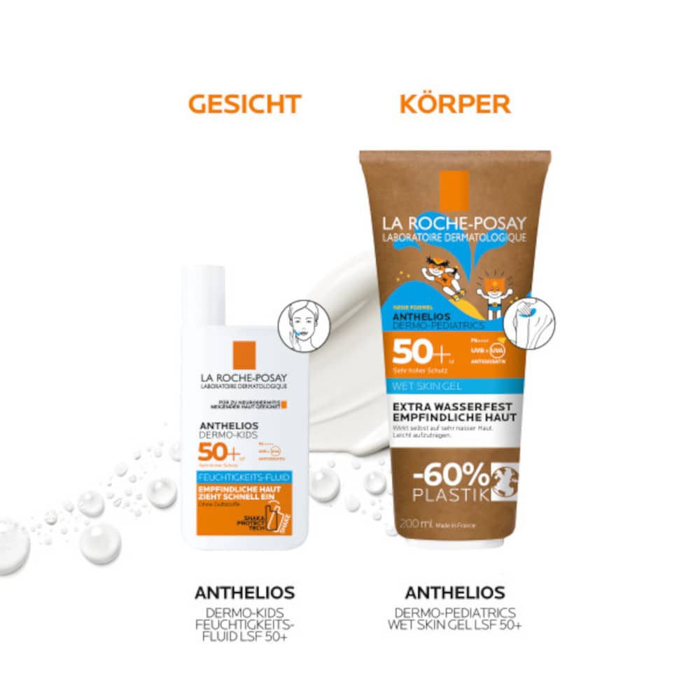 LA ROCHE-POSAY ANTHELIOS Dermo-Kids Wet Skin Gel LSF 50+ 200 ml Gel